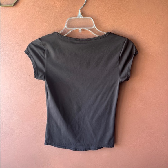 Garage Brown Scoop Neck Short Sleeve Tee - Picture 3 of 3